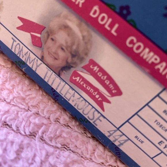 VTG Madam Alexander TOMMY TITTLEMOUSE #444 Collectible Nursery Rhyme Y2K Unisex - Picture 11 of 12